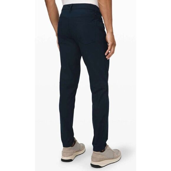 LULULEMON ATHLETICA ABC Pant Slim 'Warpstreme 28' in True Navy Size 36 - Picture 2 of 6